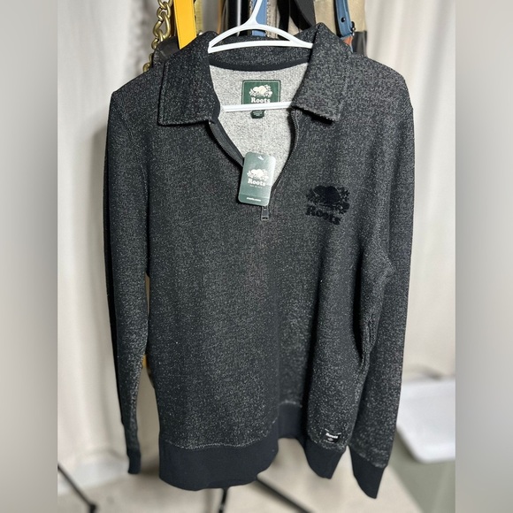 Roots Other - Roots Women Charcoal 1/4 Zip-Up Sweater